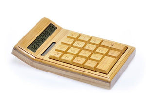 Solar Power Bamboo Calculator - earth lovin