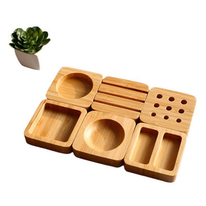 Bamboo Desktop Organizer Blocks - earth lovin