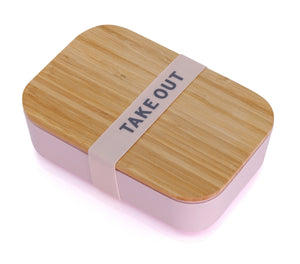 Take Out Bamboo Lunch Box in Blush Pink | Eco-Friendly and Sustainable - earth lovin