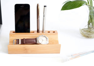 Bamboo Desktop Valet - earth lovin