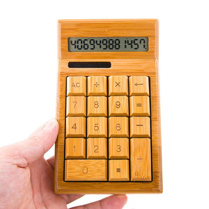 Solar Power Bamboo Calculator - earth lovin