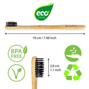 Bamboo Toothbrush Set 5-Pack - earth lovin