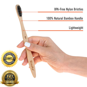 Bamboo Toothbrush Set 5-Pack - earth lovin