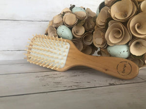 Natural Wooden Detangling Hair Brush - earth lovin