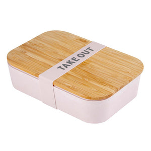 Take Out Bamboo Lunch Box in Blush Pink | Eco-Friendly and Sustainable - earth lovin