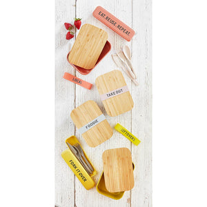 Leftovers Bamboo Lunch Box in Vivid Yellow | Eco-Friendly and Practical - earth lovin