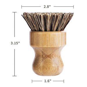 Bamboo Sisal Fiber Dish Brush - earth lovin