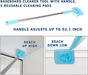 Retractable Household Cleaning Brush Mop - earth lovin