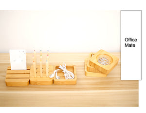 Bamboo Desktop Organizer Blocks - earth lovin