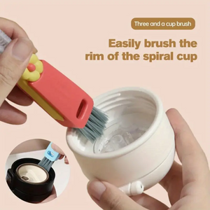 3 In 1 Multifunctional Bottle Cup Lid Cleaning Brush - earth lovin