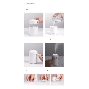 Portable Air Humidifier Aroma Essential Oil Diffuser - earth lovin