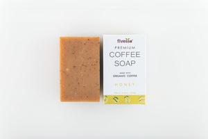 Honey - Premium Coffee Soap Bar - earth lovin