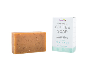 Lemon Tea Tree - Premium Coffee Soap Bar - earth lovin