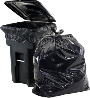 Pack of 20 Black Garbage Bag Can Liners - earth lovin