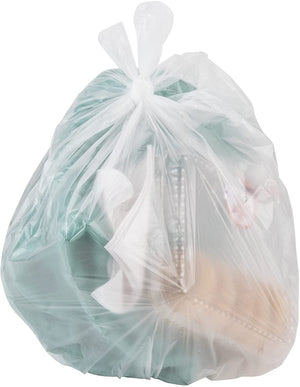 Pack of 2000 Clear Trash Bags - earth lovin