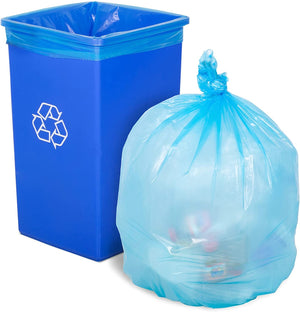 Pack of 25 Blue Trash Bags - earth lovin